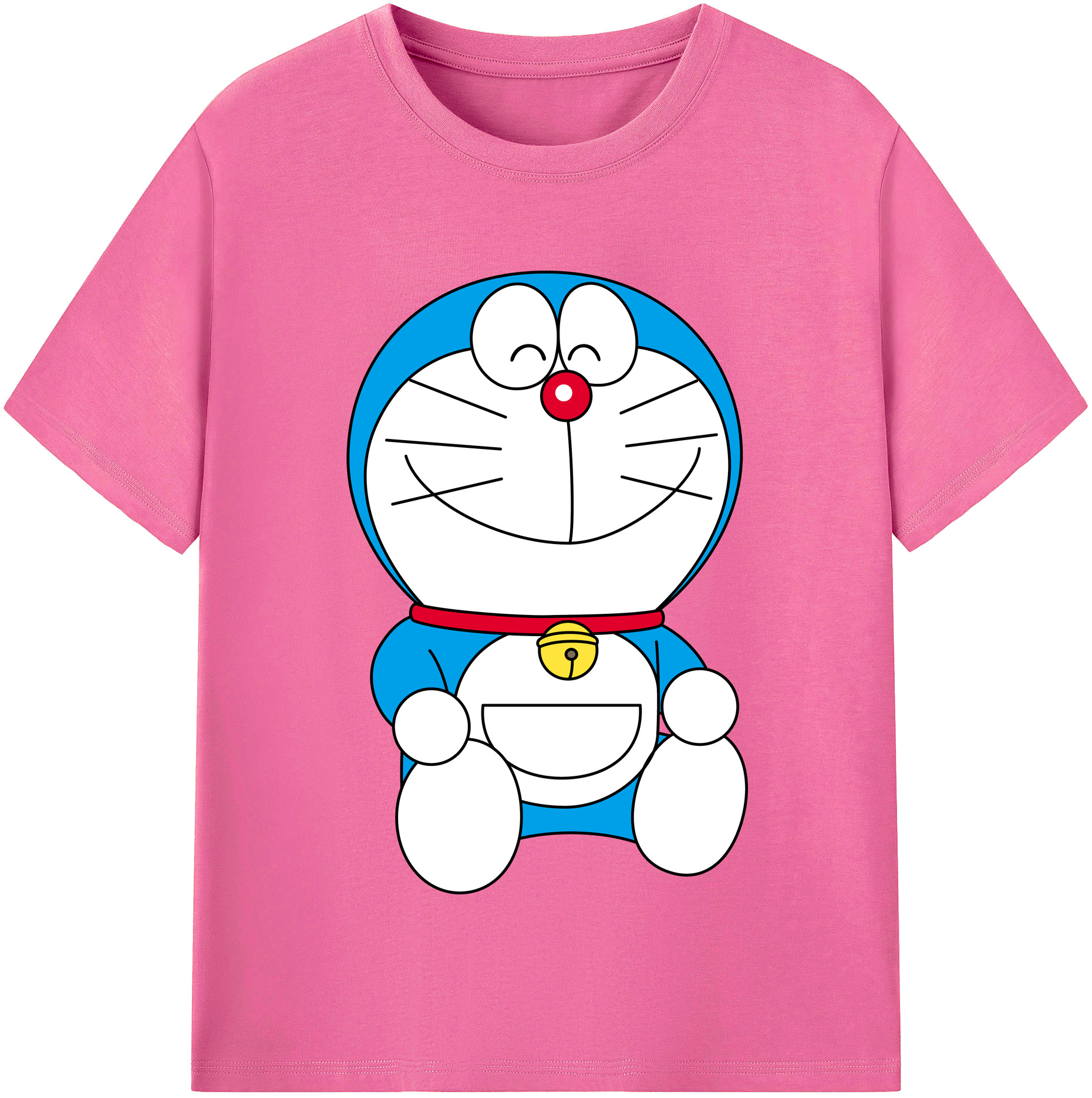 （画像用） ドラえもん Doraemon レディースカジュアルプリントTシャツ（綿100％）